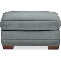 arden gray ottoman   