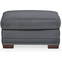arden gray ottoman   