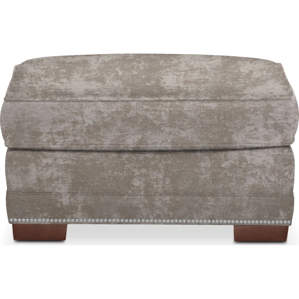 arden hearth cement ottoman   