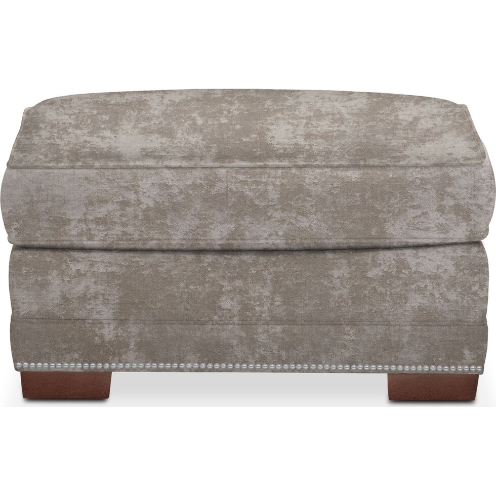 arden hearth cement ottoman   
