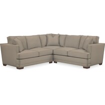 arden light brown  pc sectional   