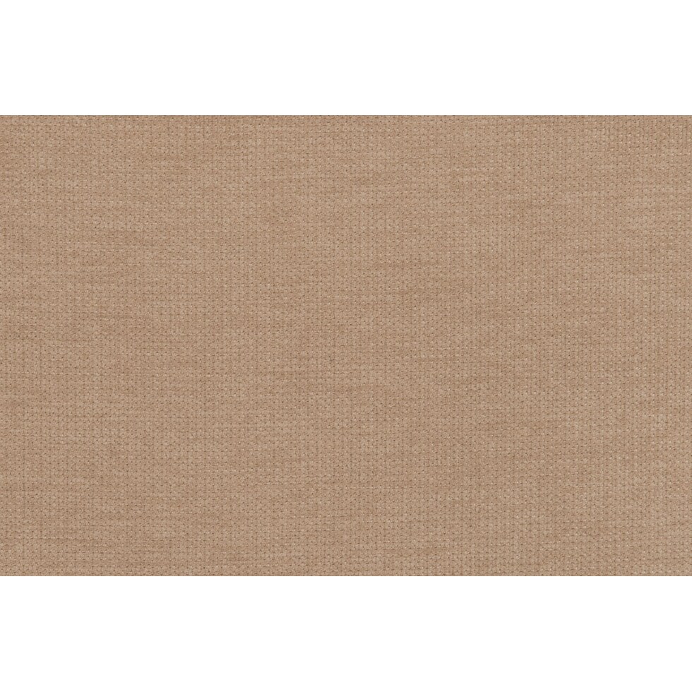 arden light brown ottoman   