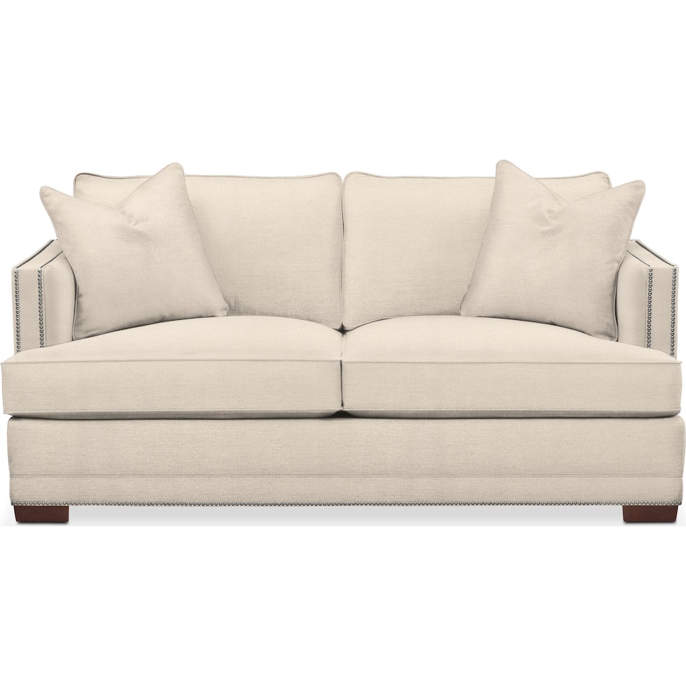 arden white apartment sofa   