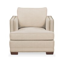 arden white chair   
