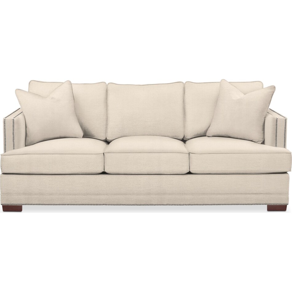 arden white sofa   