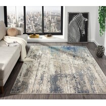 ardsley blue light brown area rug  x    