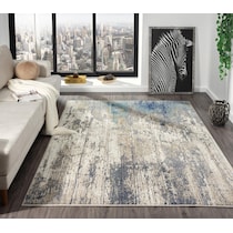 ardsley blue light brown area rug  x    