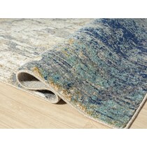 ardsley blue light brown area rug  x    