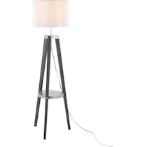 aretha gray floor lamp   