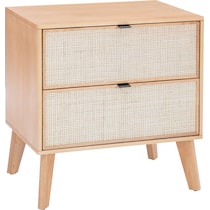 argo natural nightstand   