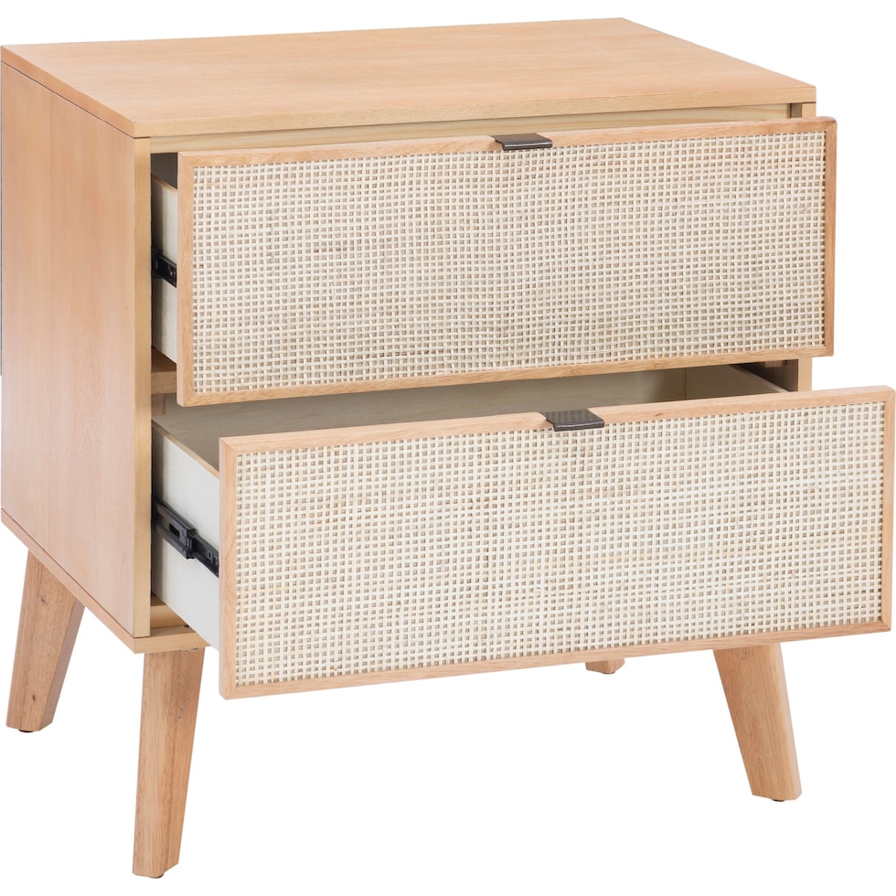 argo natural nightstand   