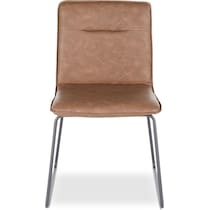 ari dark brown dining chair   