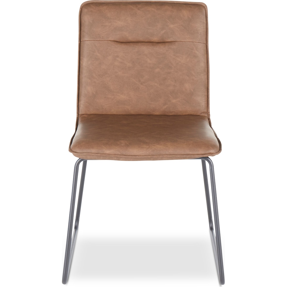 ari dark brown dining chair   