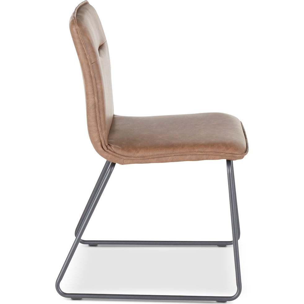 ari dark brown dining chair   