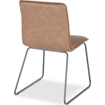 ari dark brown dining chair   