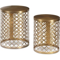 ari gold accent table   