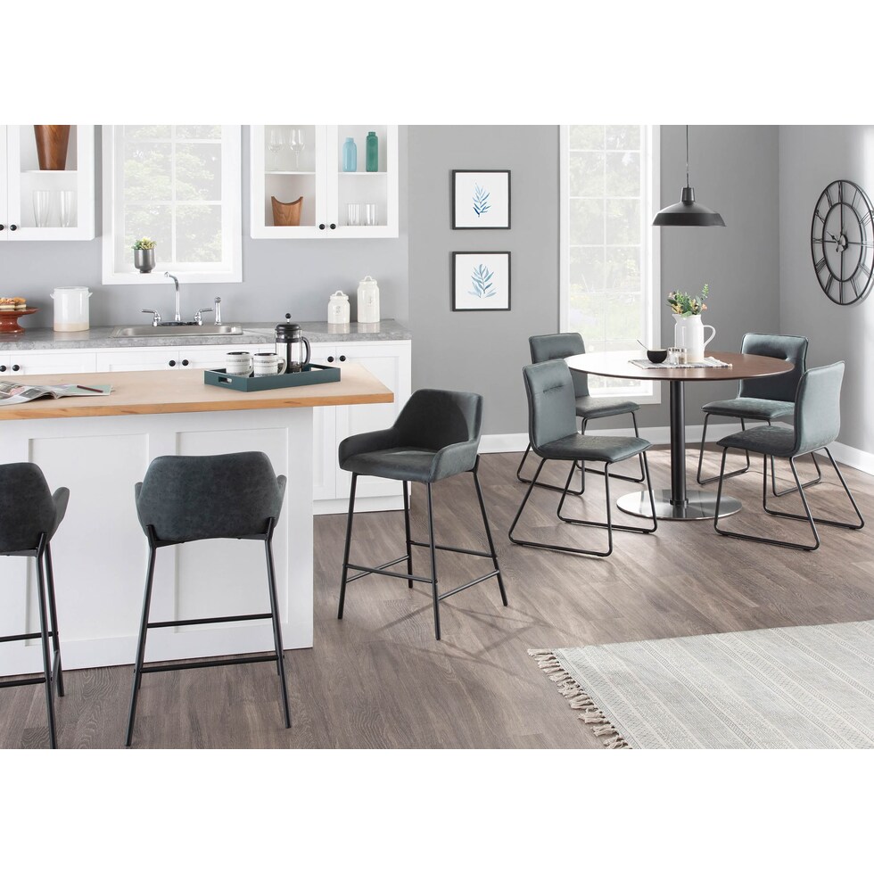 ari green dining chair   