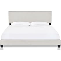 ariana gray queen upholstered bed   