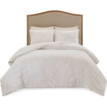 ariana white full queen bedding set   