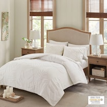 ariana white king california king bedding set   