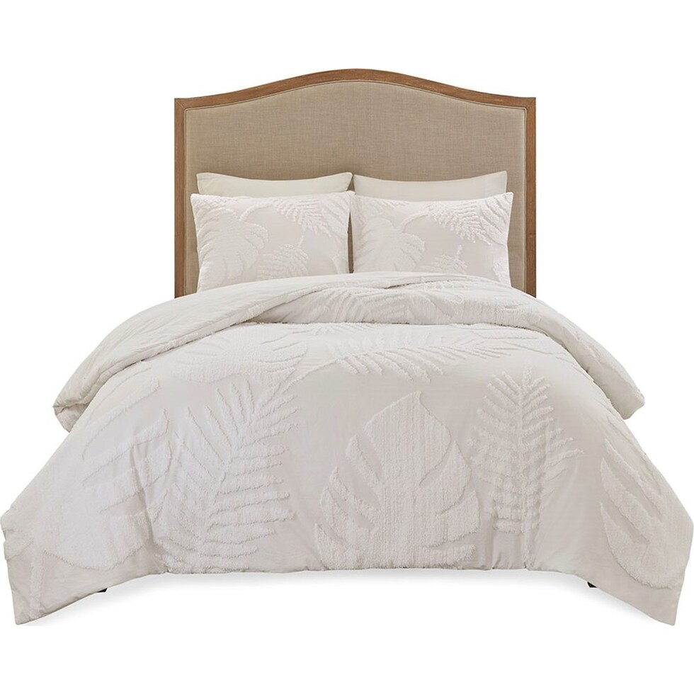 ariana white king california king bedding set   
