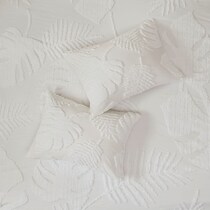 ariana white king california king bedding set   