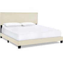 ariana white queen upholstered bed   