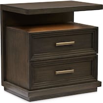 arielle bedroom dark brown  pc king bedroom   