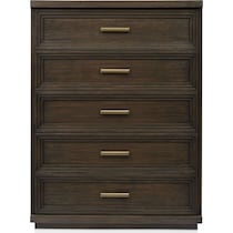 arielle bedroom dark brown chest   