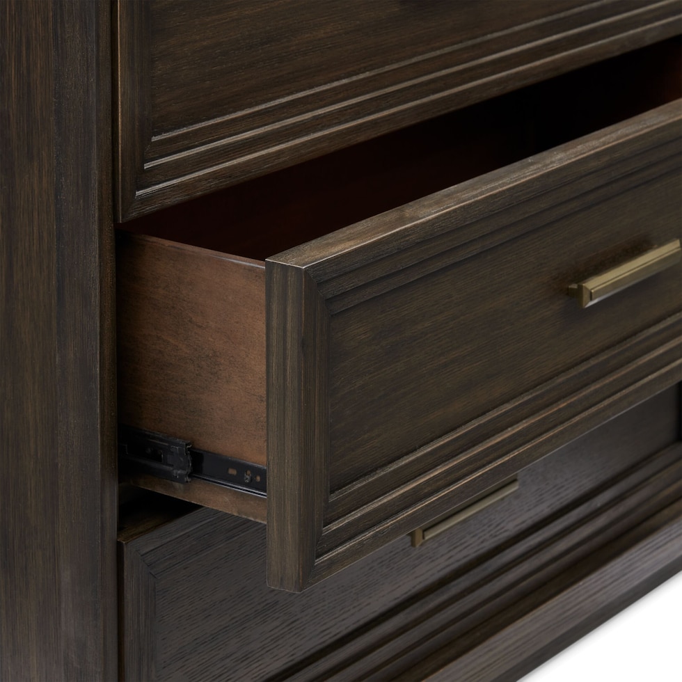 arielle bedroom dark brown chest   