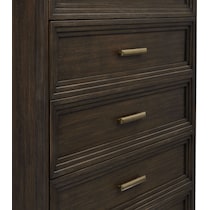 arielle bedroom dark brown chest   