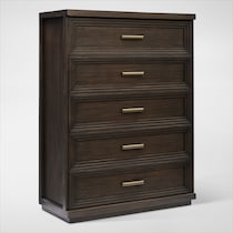 arielle bedroom dark brown chest   