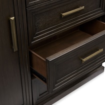 arielle bedroom dark brown door chest   