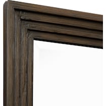 arielle bedroom dark brown dresser and mirror   