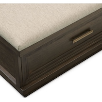 arielle bedroom dark brown king bed   