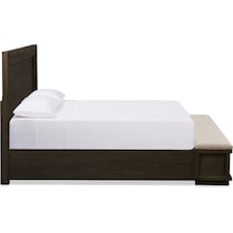 arielle bedroom dark brown queen bed   
