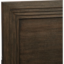 arielle bedroom dark brown queen bed   