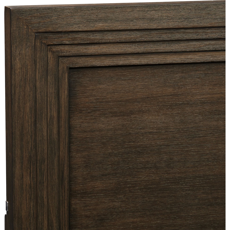 arielle bedroom dark brown queen bed   
