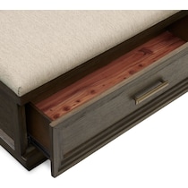 arielle bedroom dark brown queen bed   
