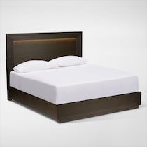 arielle bedroom dark brown queen bed web   