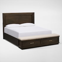 arielle bedroom dark brown queen bed web   