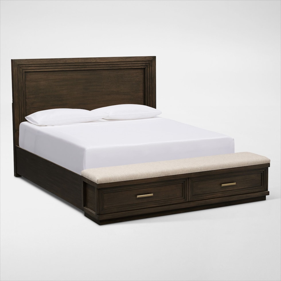 arielle bedroom dark brown queen bed web   