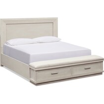 arielle bedroom white  pc king bedroom   