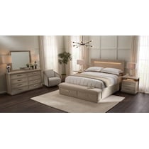 arielle bedroom white  pc king bedroom   
