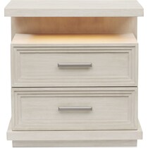 arielle bedroom white  pc queen storage bedroom   