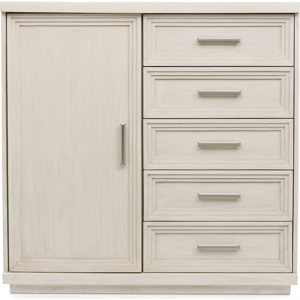 arielle bedroom white door chest   