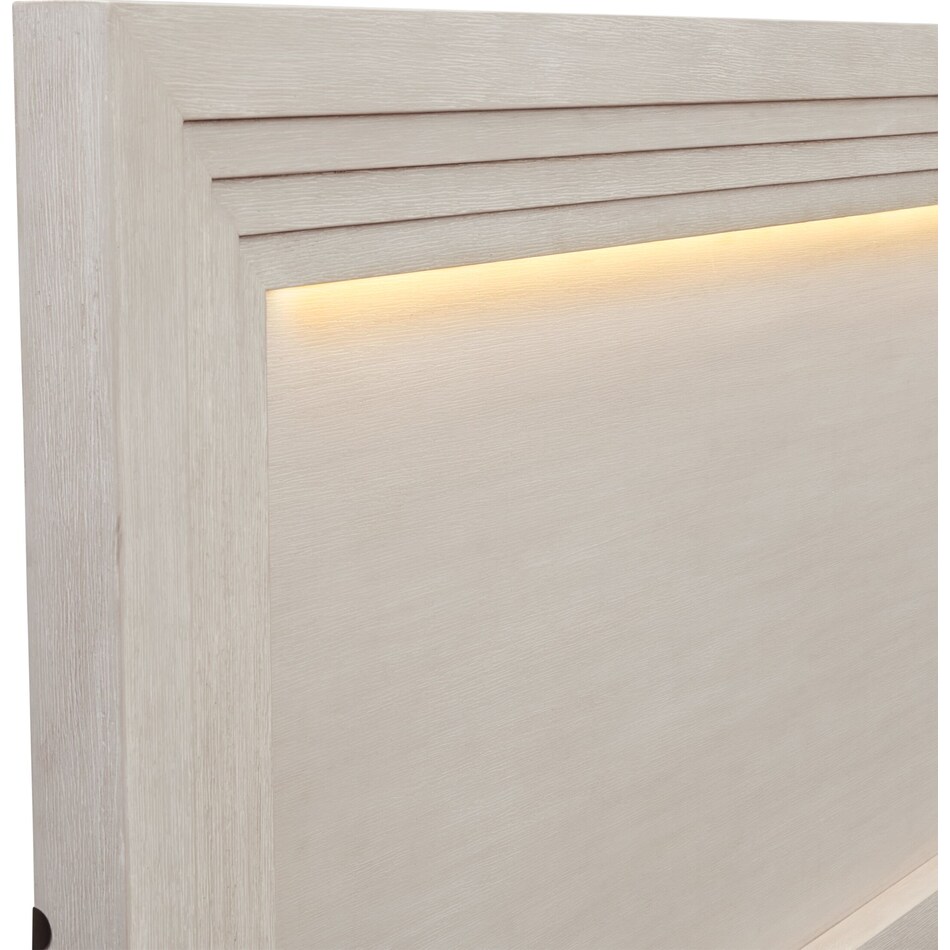arielle bedroom white king storage bed   