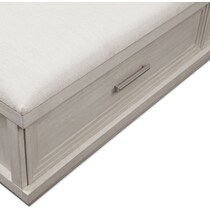 arielle bedroom white king storage bed   