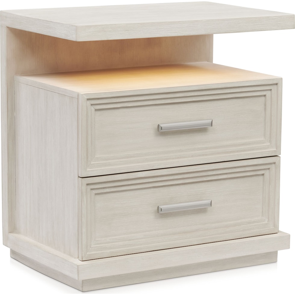 arielle bedroom white nightstand   