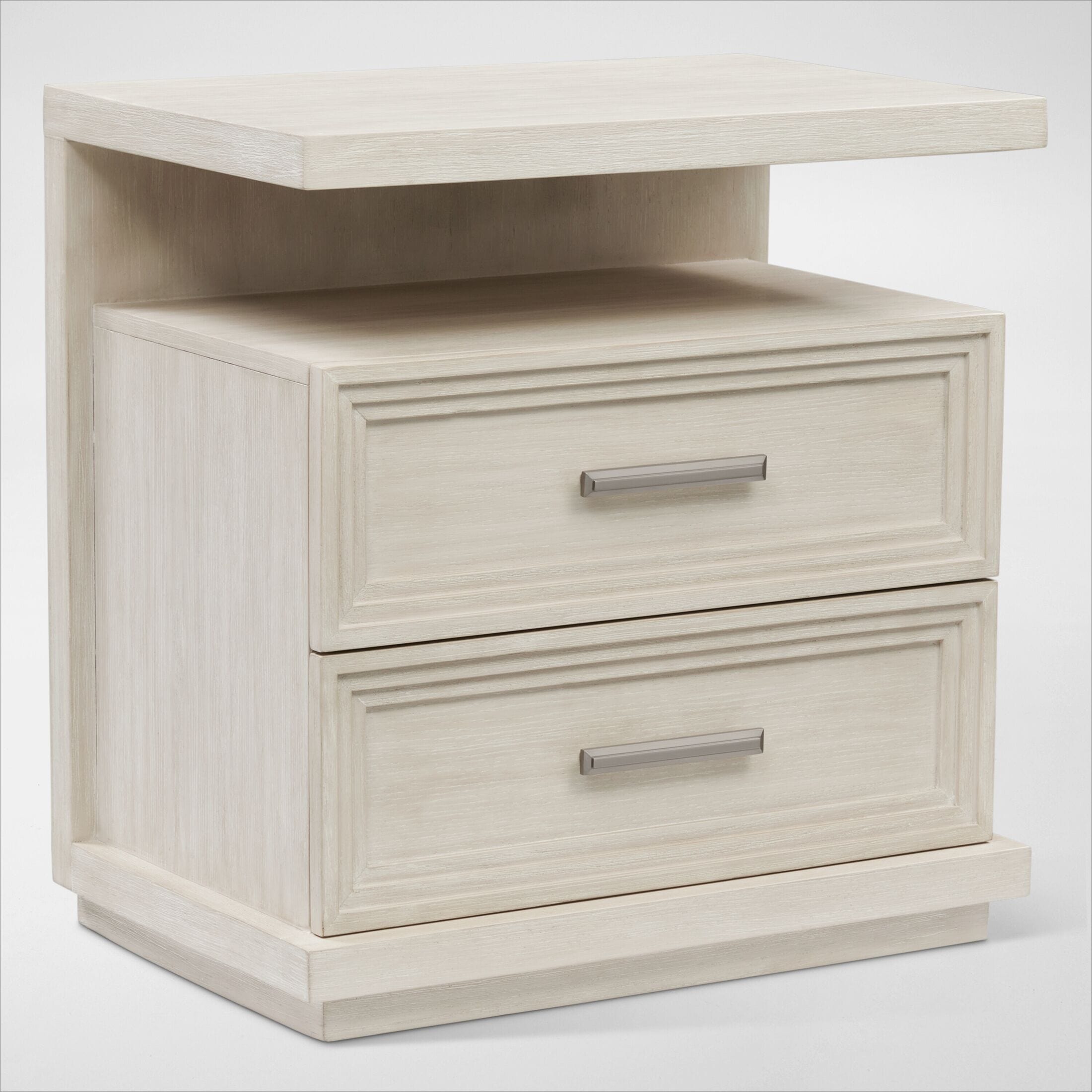 Arielle Nightstand with USB Charging and Light Value City Furniture